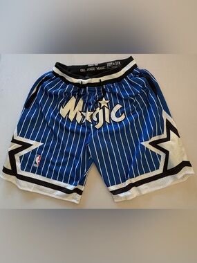 Just Don Orlando Magic NBA Basketball Shorts Men’s Size Large